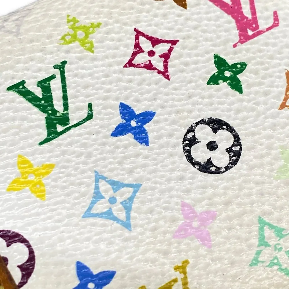 Louis Vuitton Porte Monnaie Plat Monogram Multicolore Coin Case M92657 Cowhide